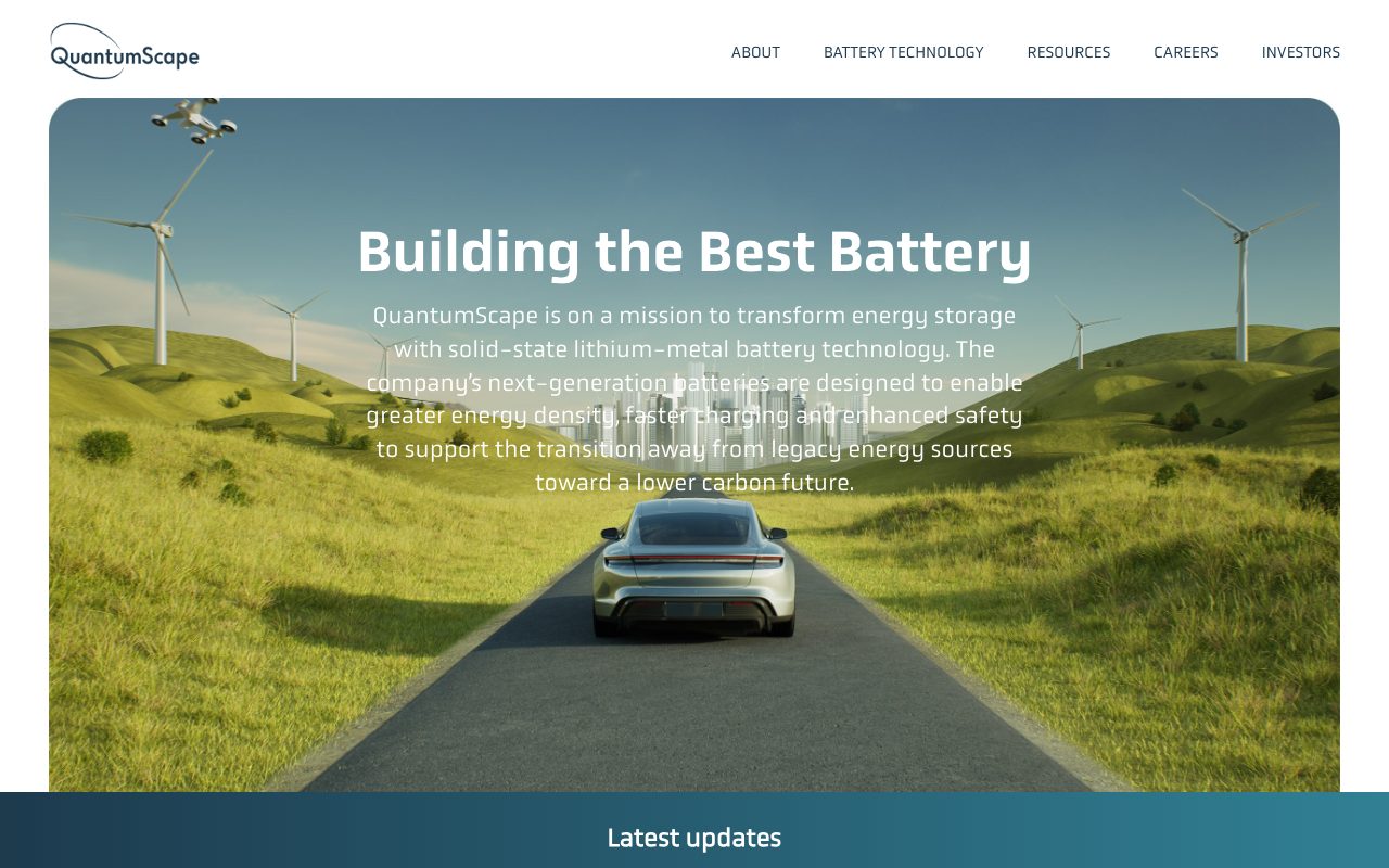 QuantumScape website