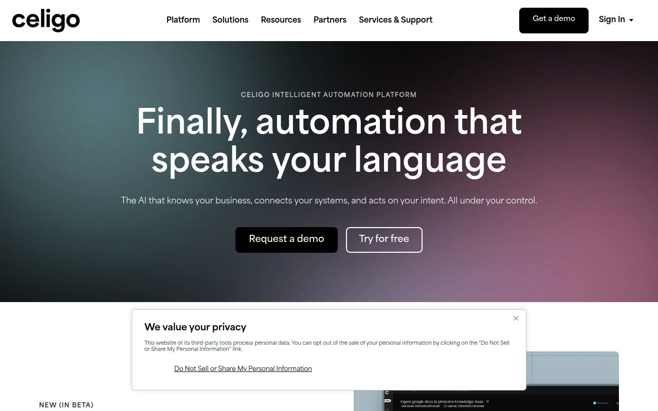Celigo website