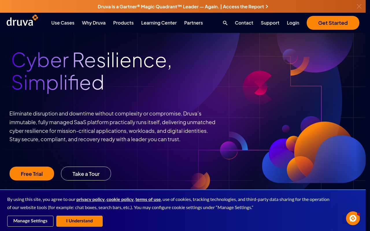 Druva website