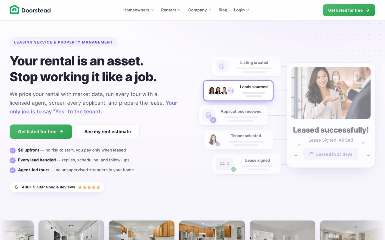 Doorstead website