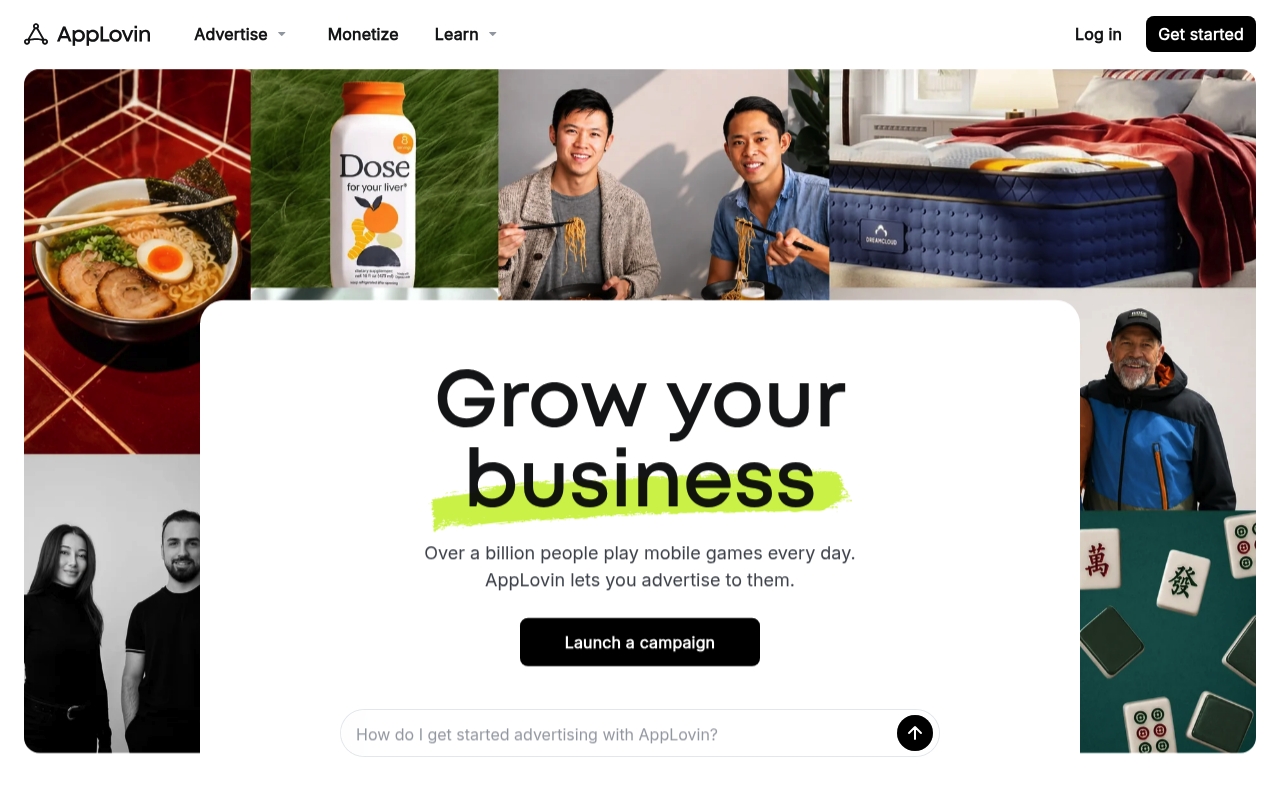 AppLovin website