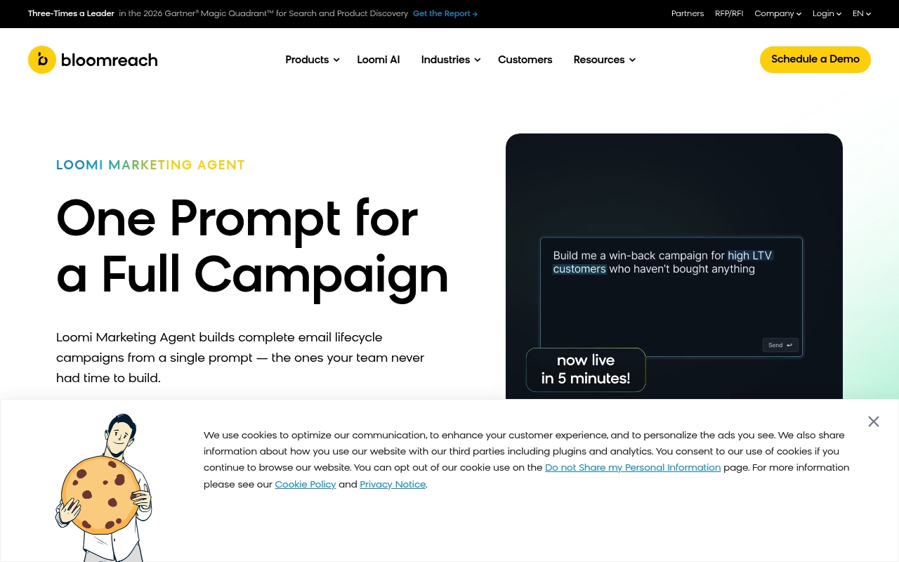 Bloomreach website