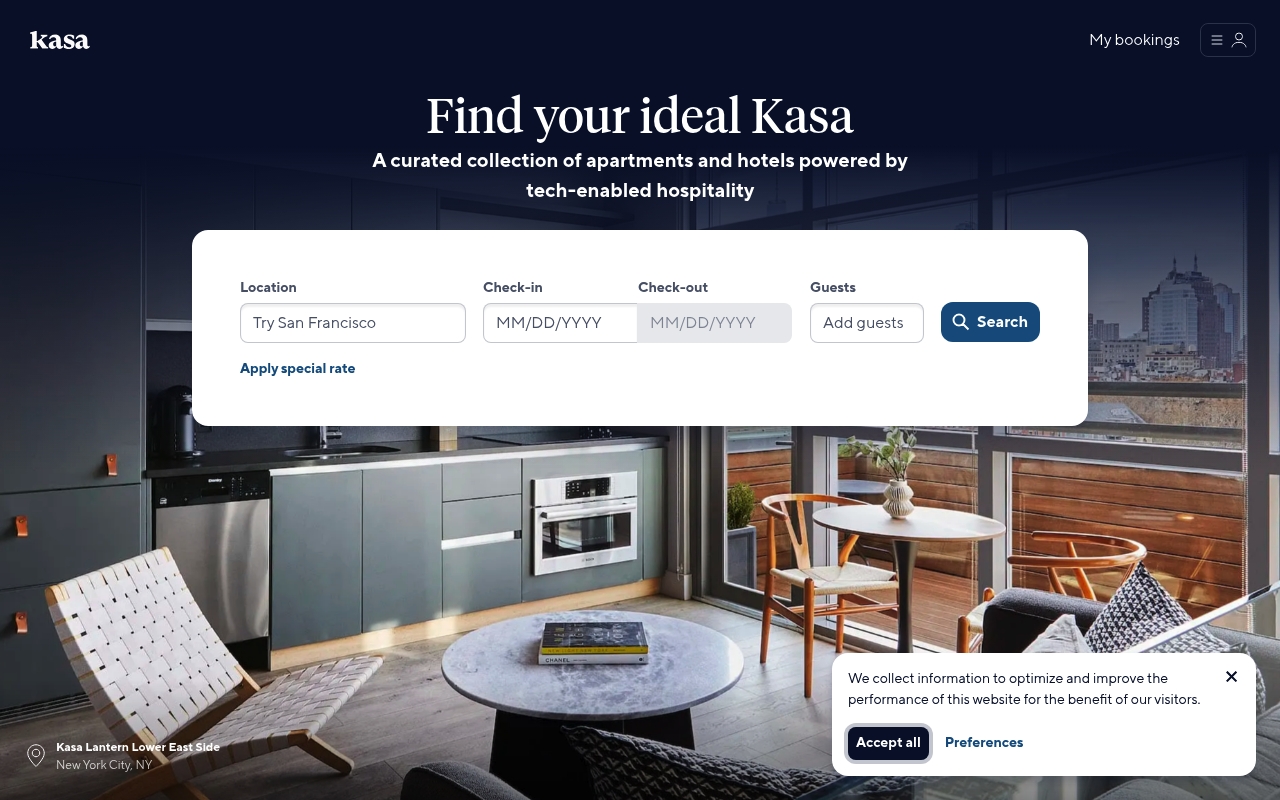 Kasa Living website