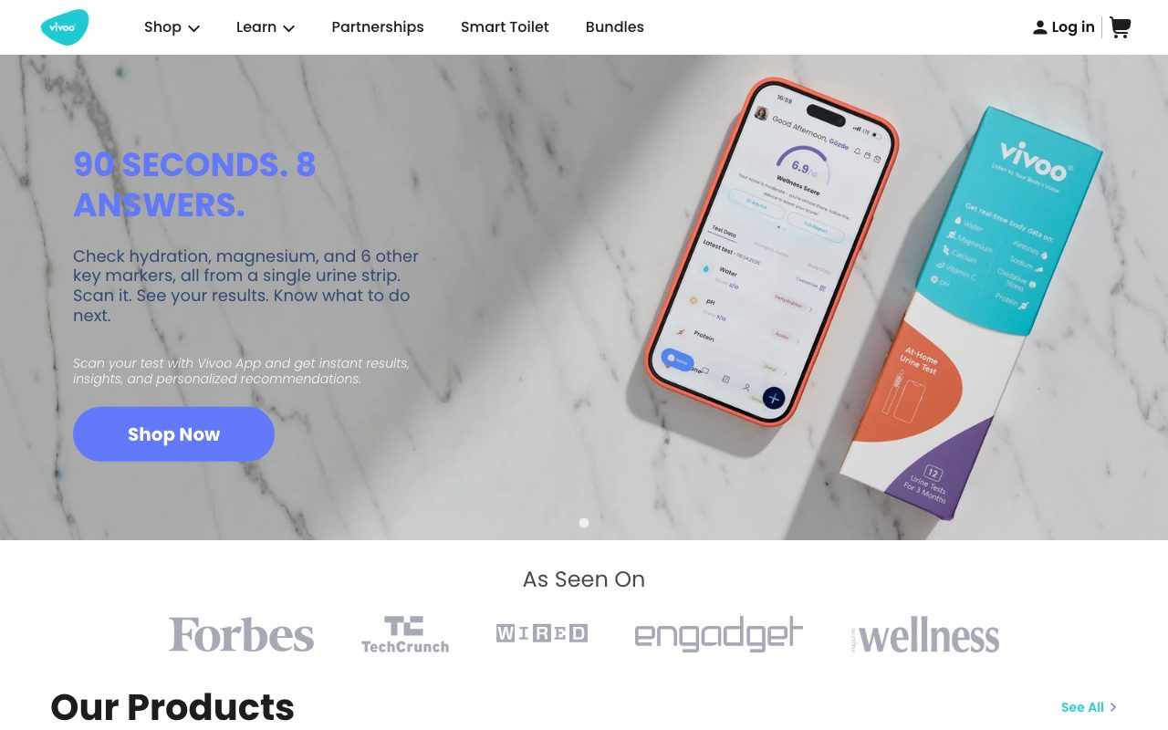Vivoo website