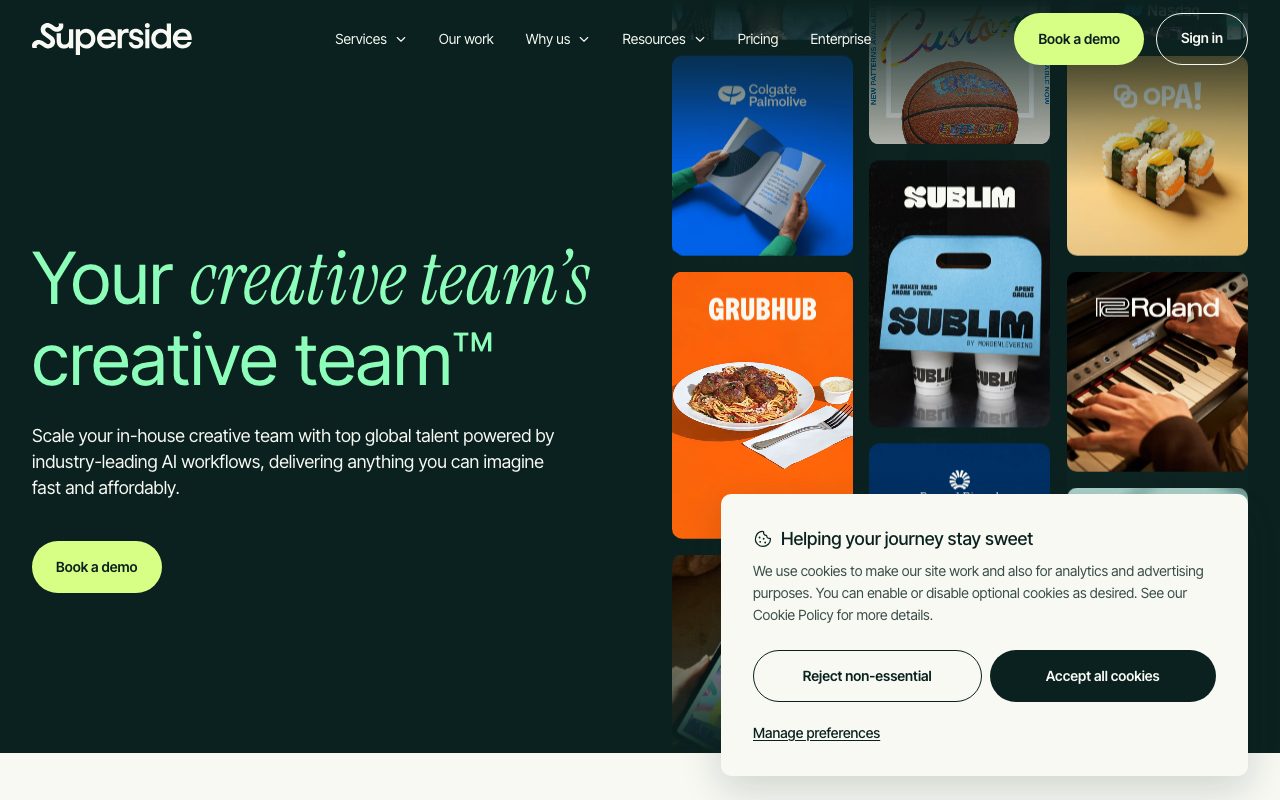 Superside website