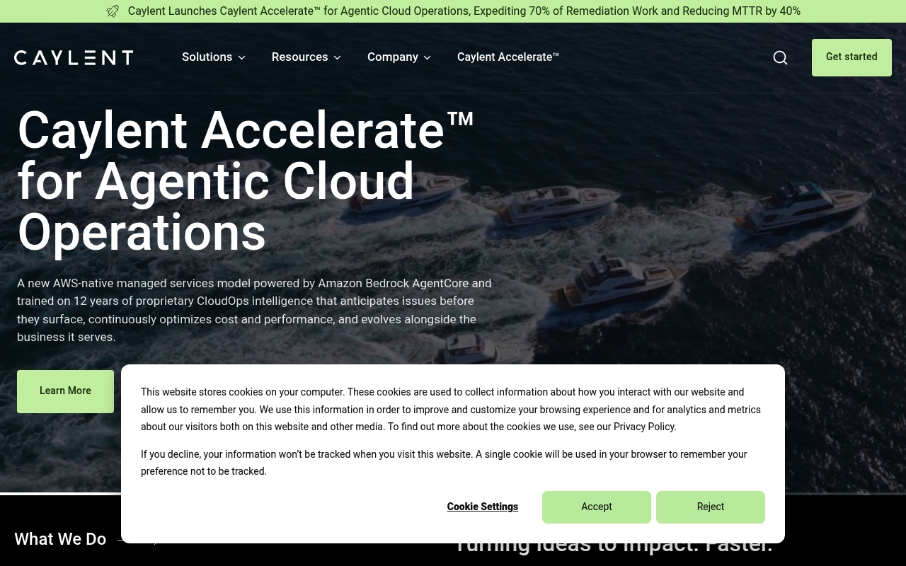 Caylent website