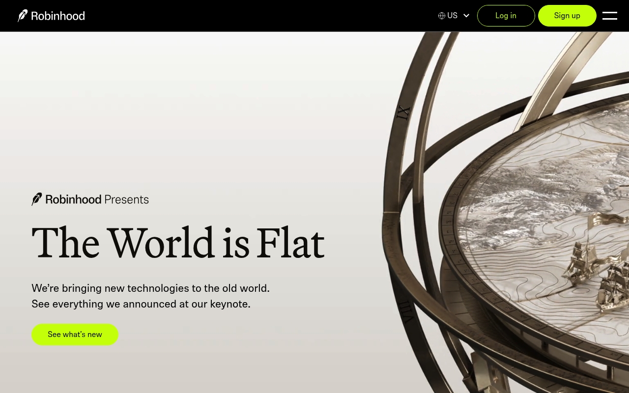 Robinhood website