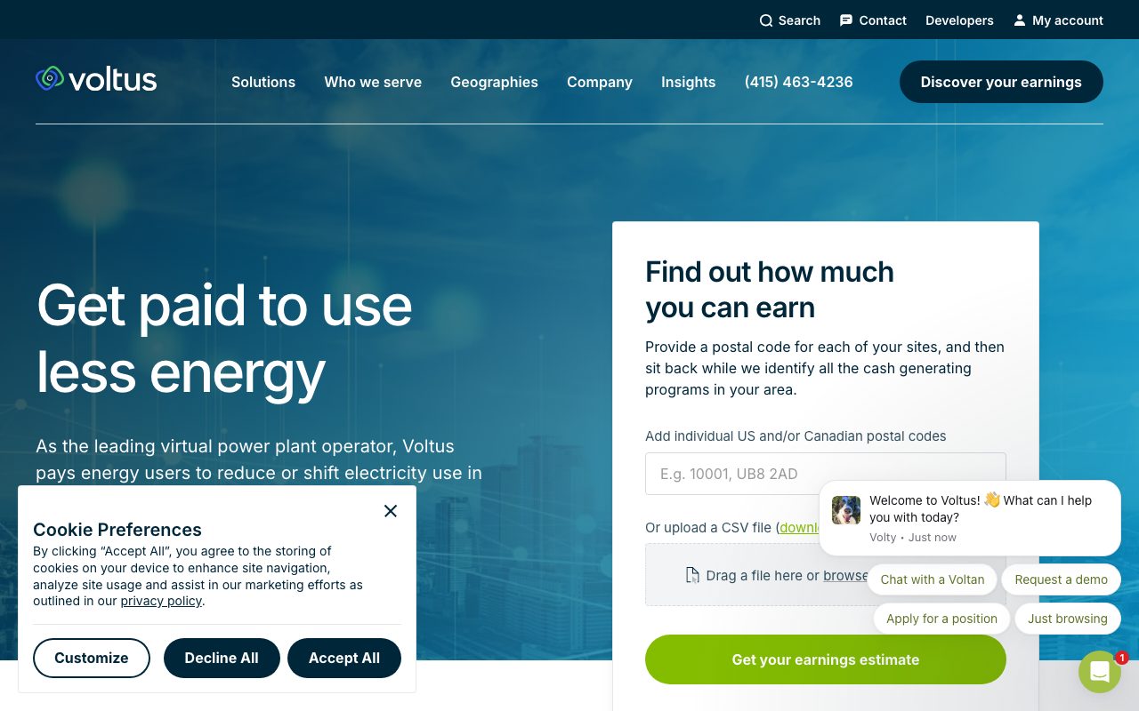 Voltus website