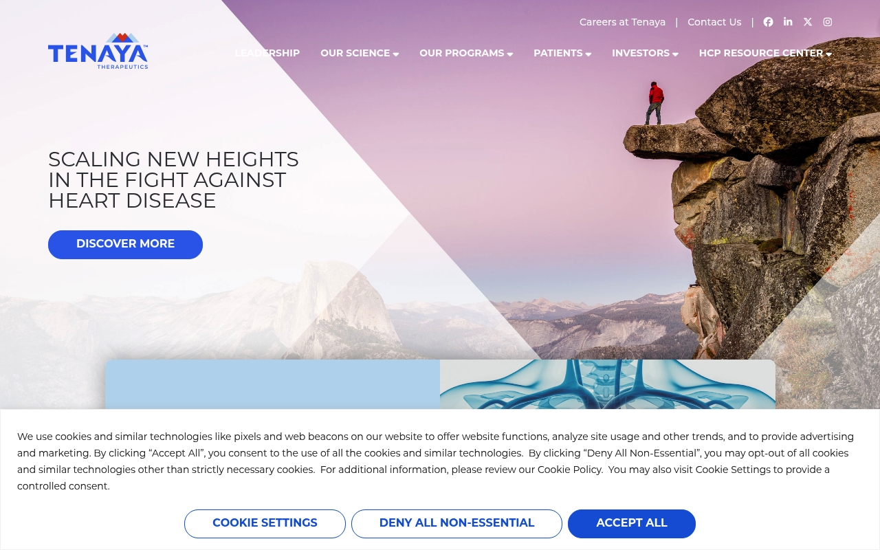 Tenaya Therapeutics website