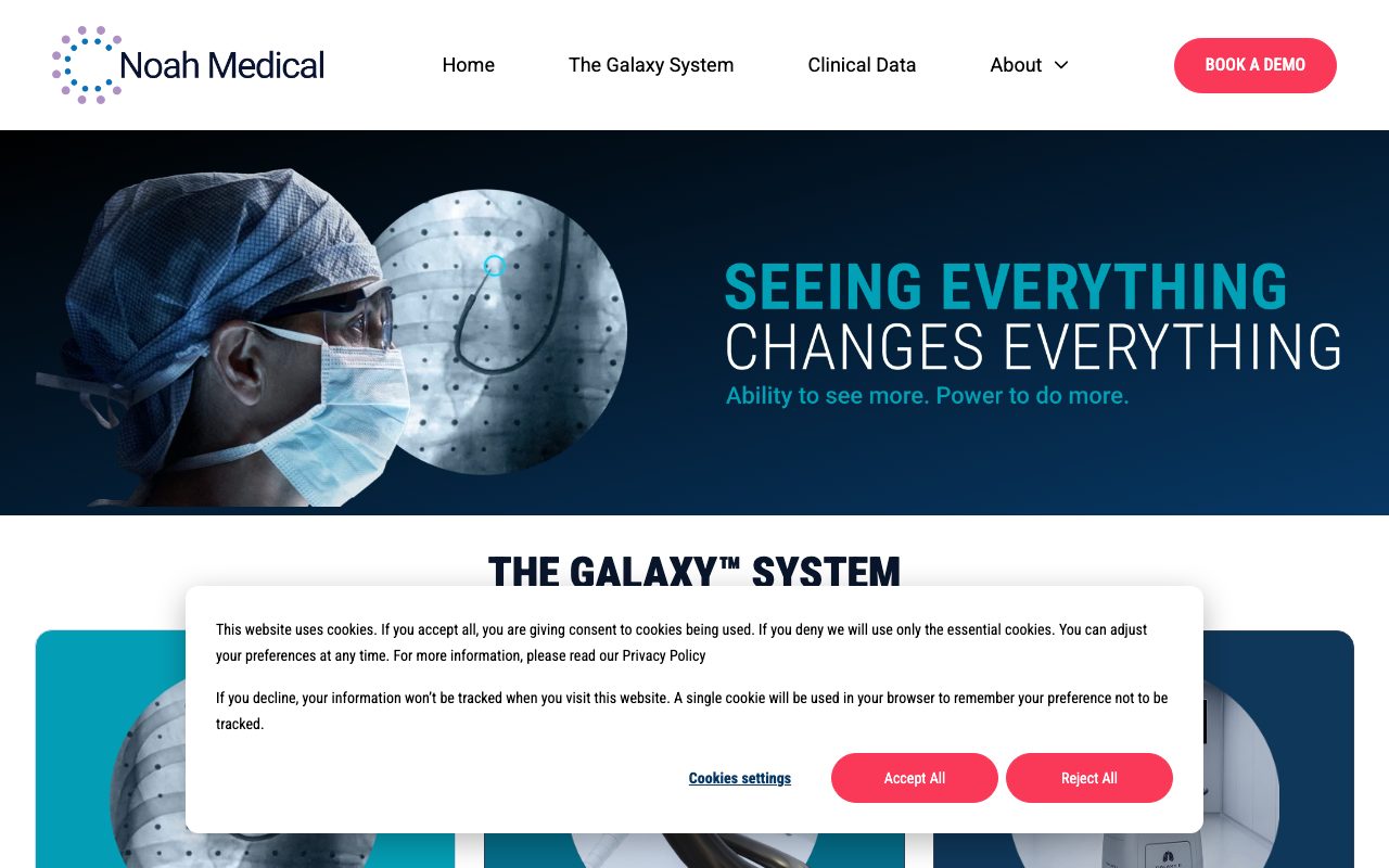 Noah Medical website