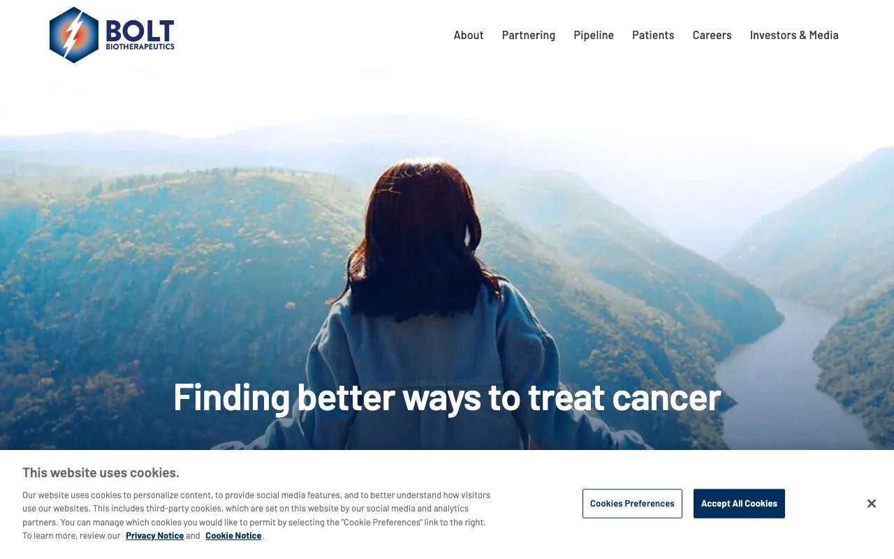 Bolt Biotherapeutics website
