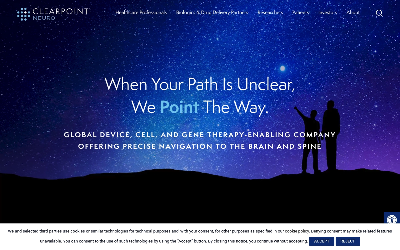ClearPoint Neuro website