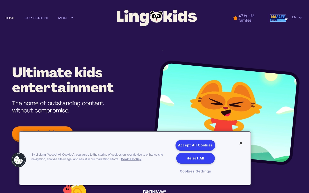 Lingokids website