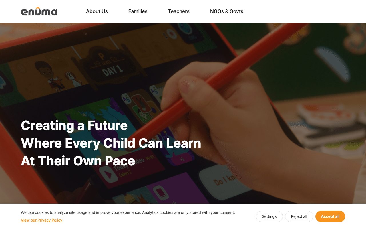 Enuma website