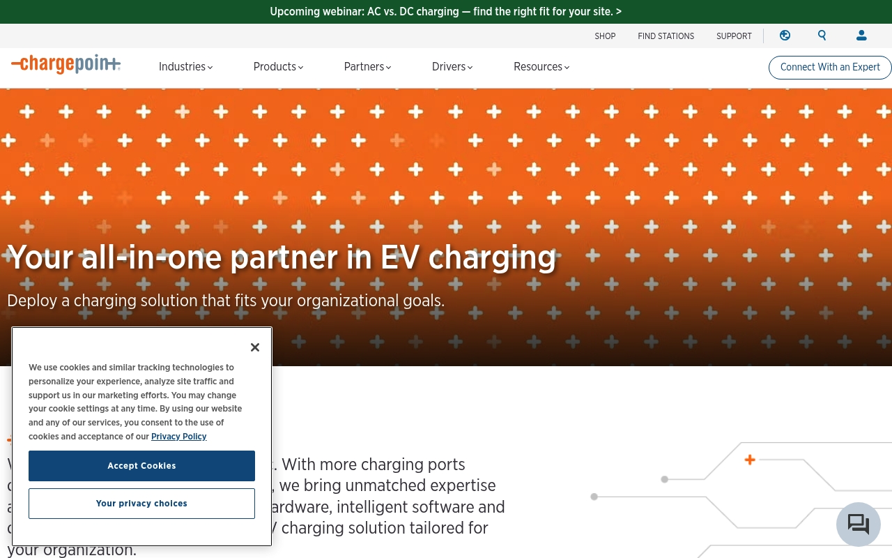 ChargePoint website