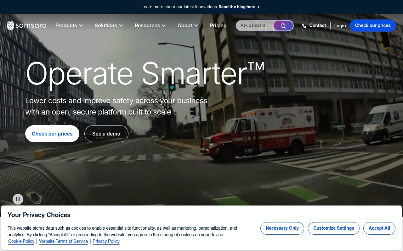 Samsara website