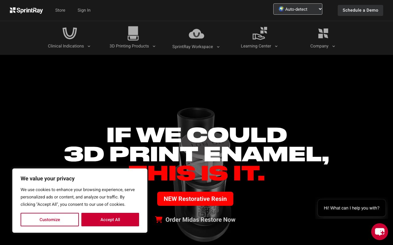 SprintRay website