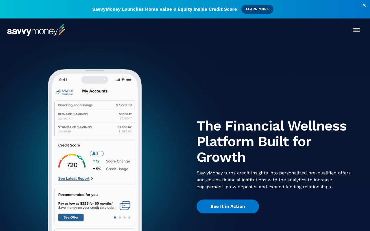 SavvyMoney website