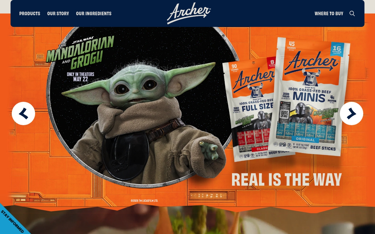 Country Archer Jerky Co. website