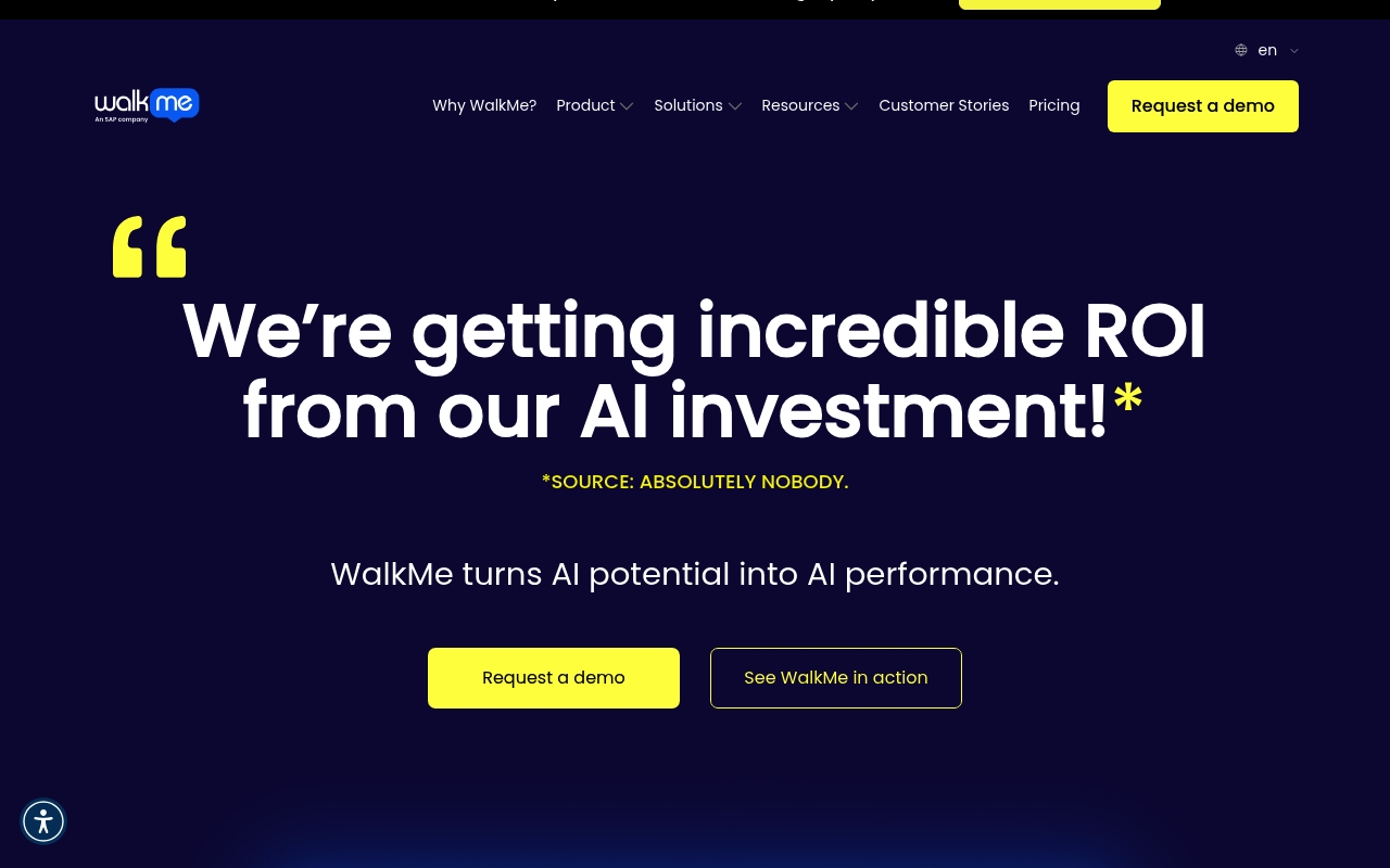 WalkMe website