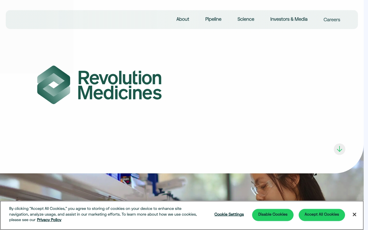 REVOLUTION Medicines website
