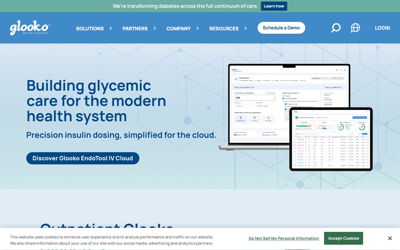 Glooko website