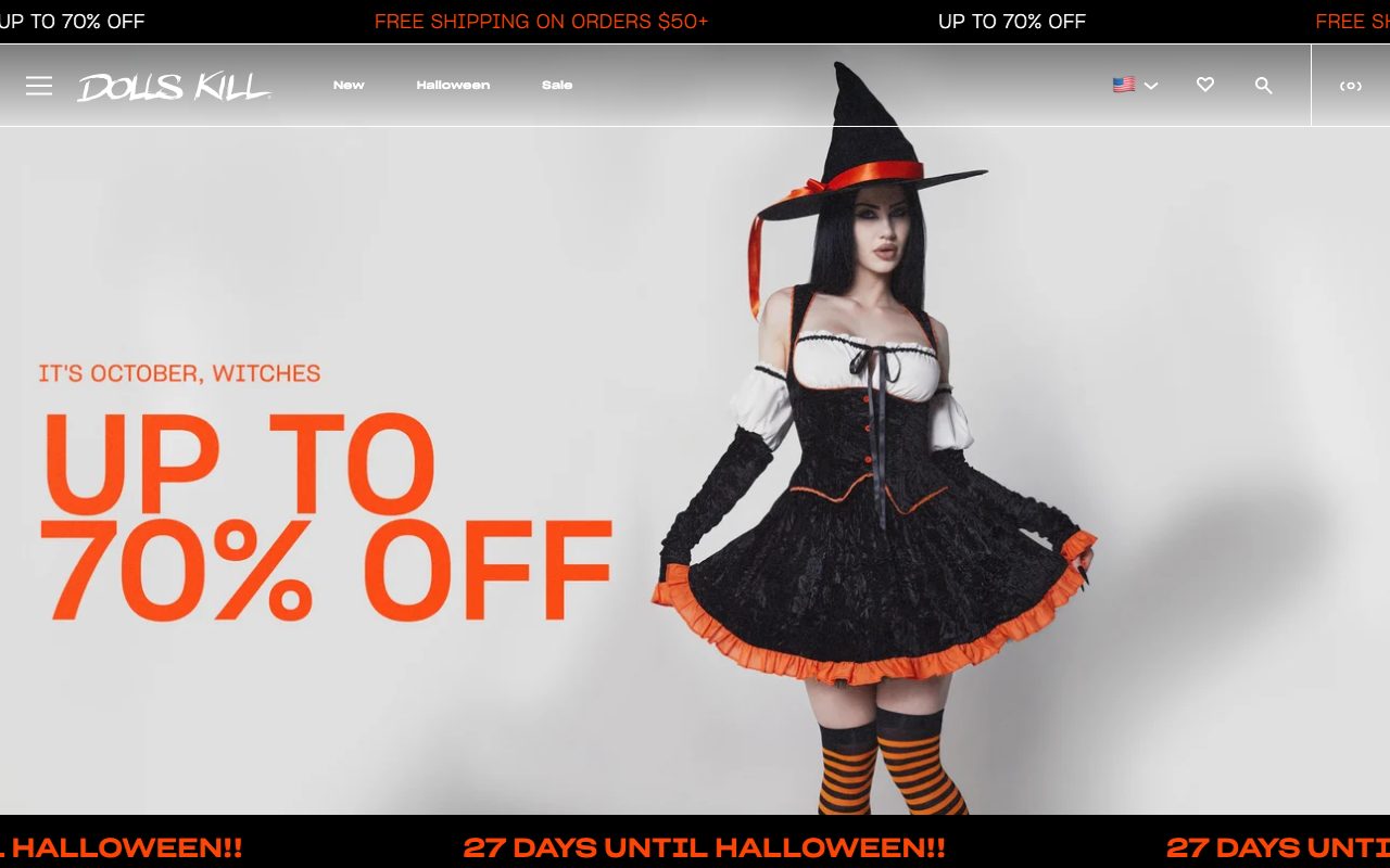 Dolls Kill website
