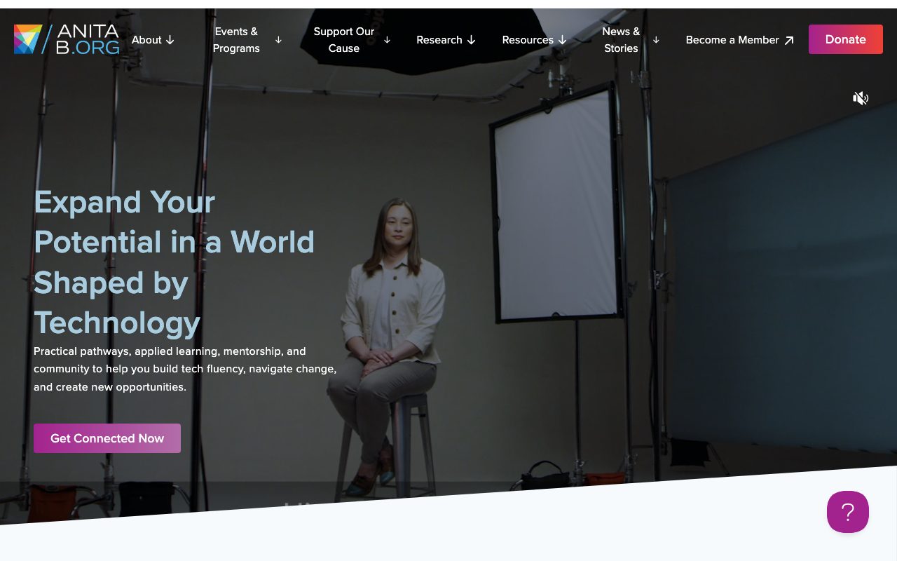 AnitaB.org website