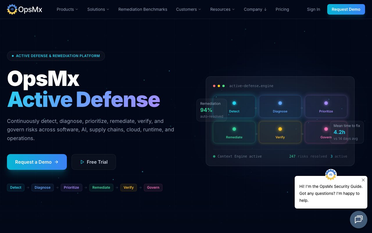 OpsMx website