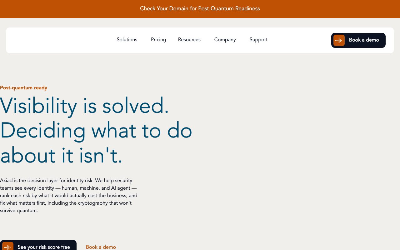 Axiad website