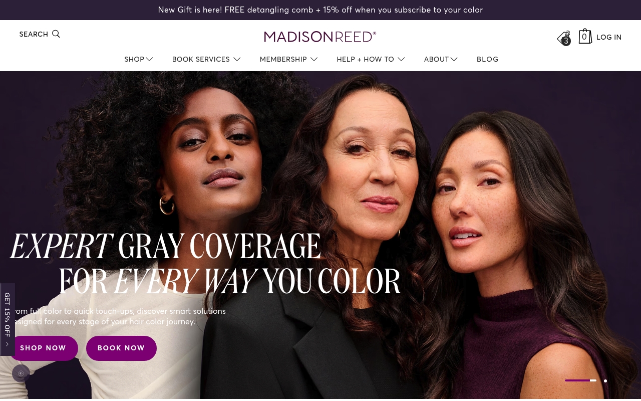 Madison Reed website