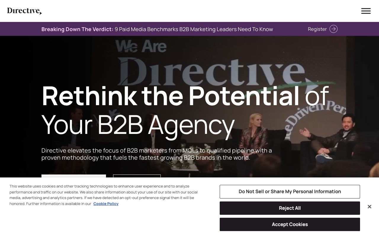 Directive Consulting website