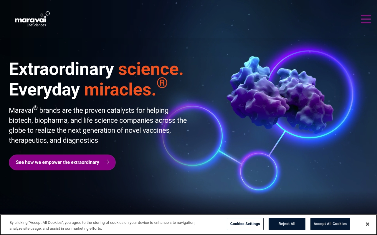 Maravai LifeSciences website