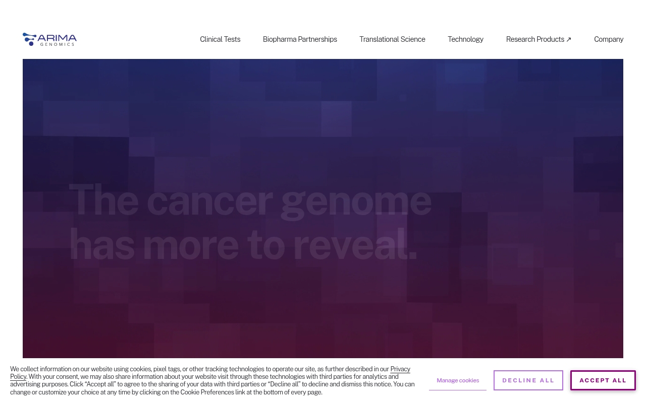 Arima Genomics website