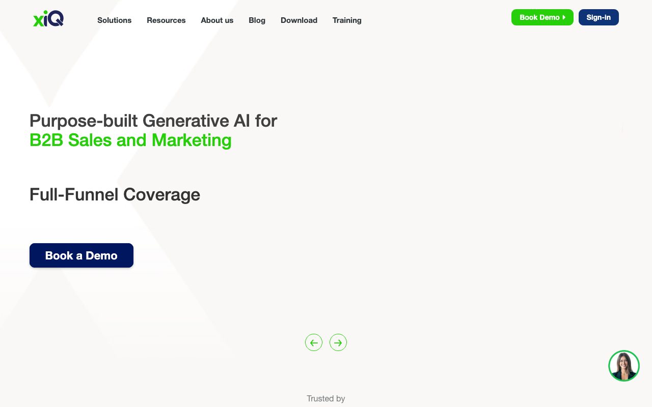 XiQ website