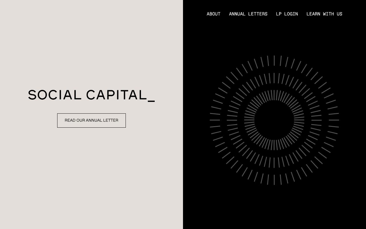 Social Capital website