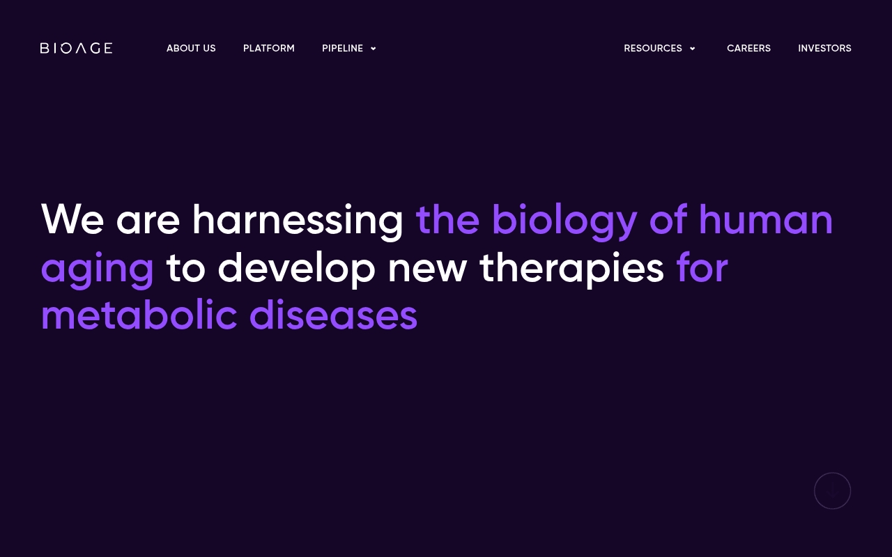 BioAge Labs website