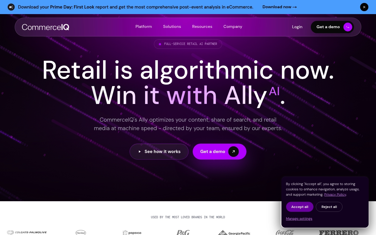 CommerceIQ website