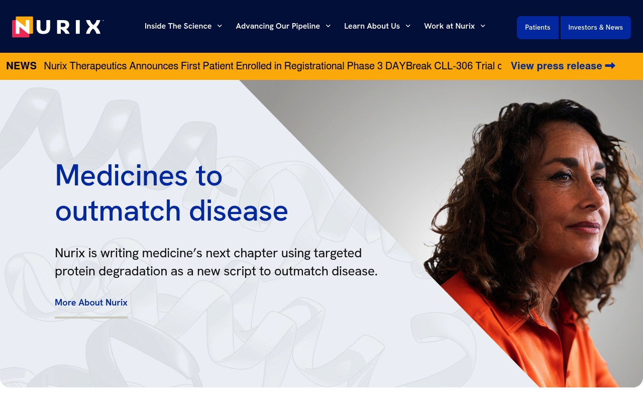 Nurix website