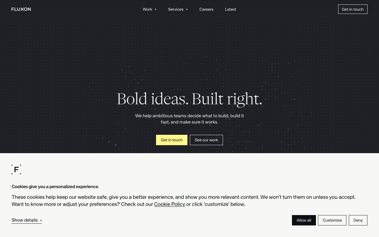Fluxon website