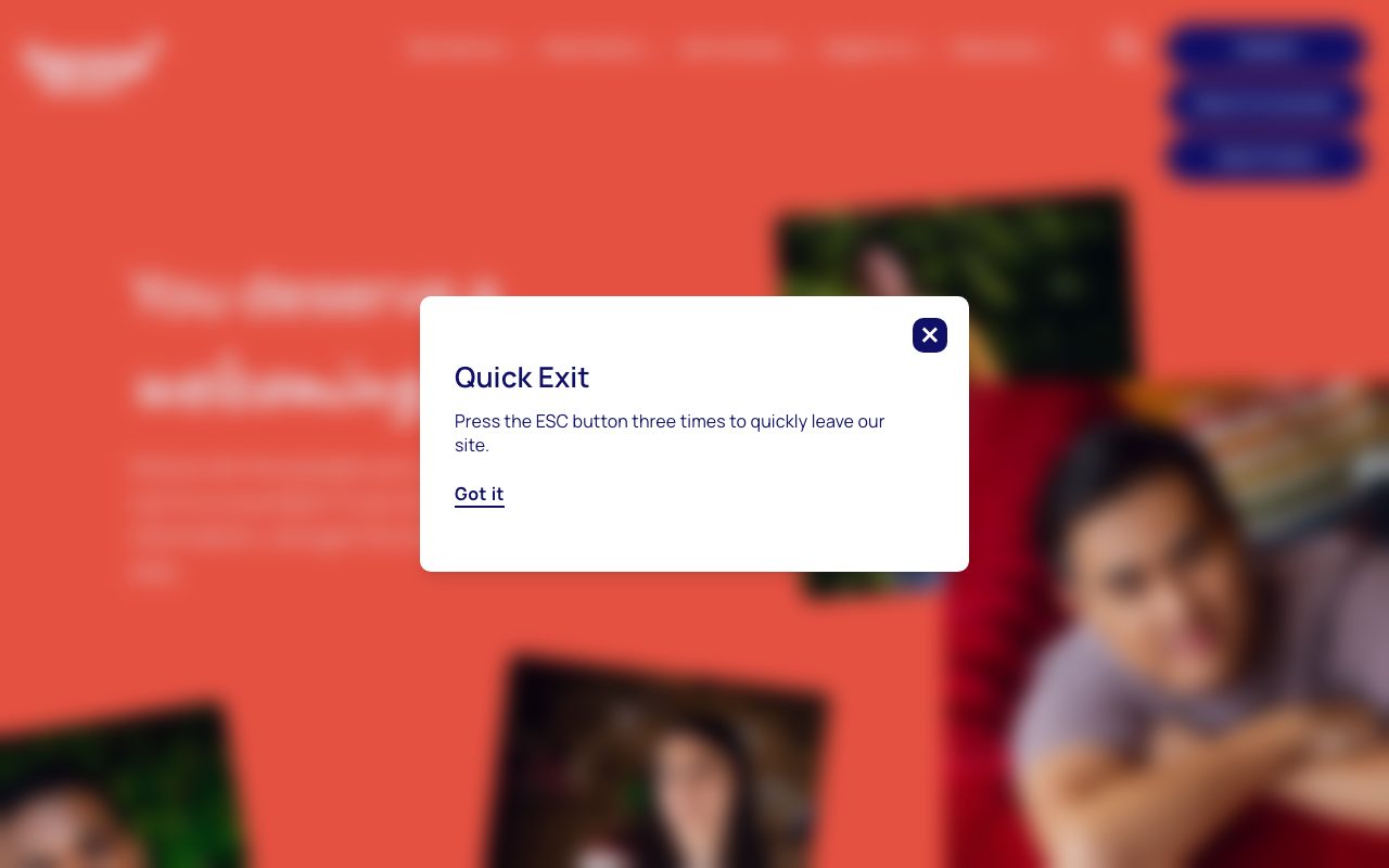 The Trevor Project website