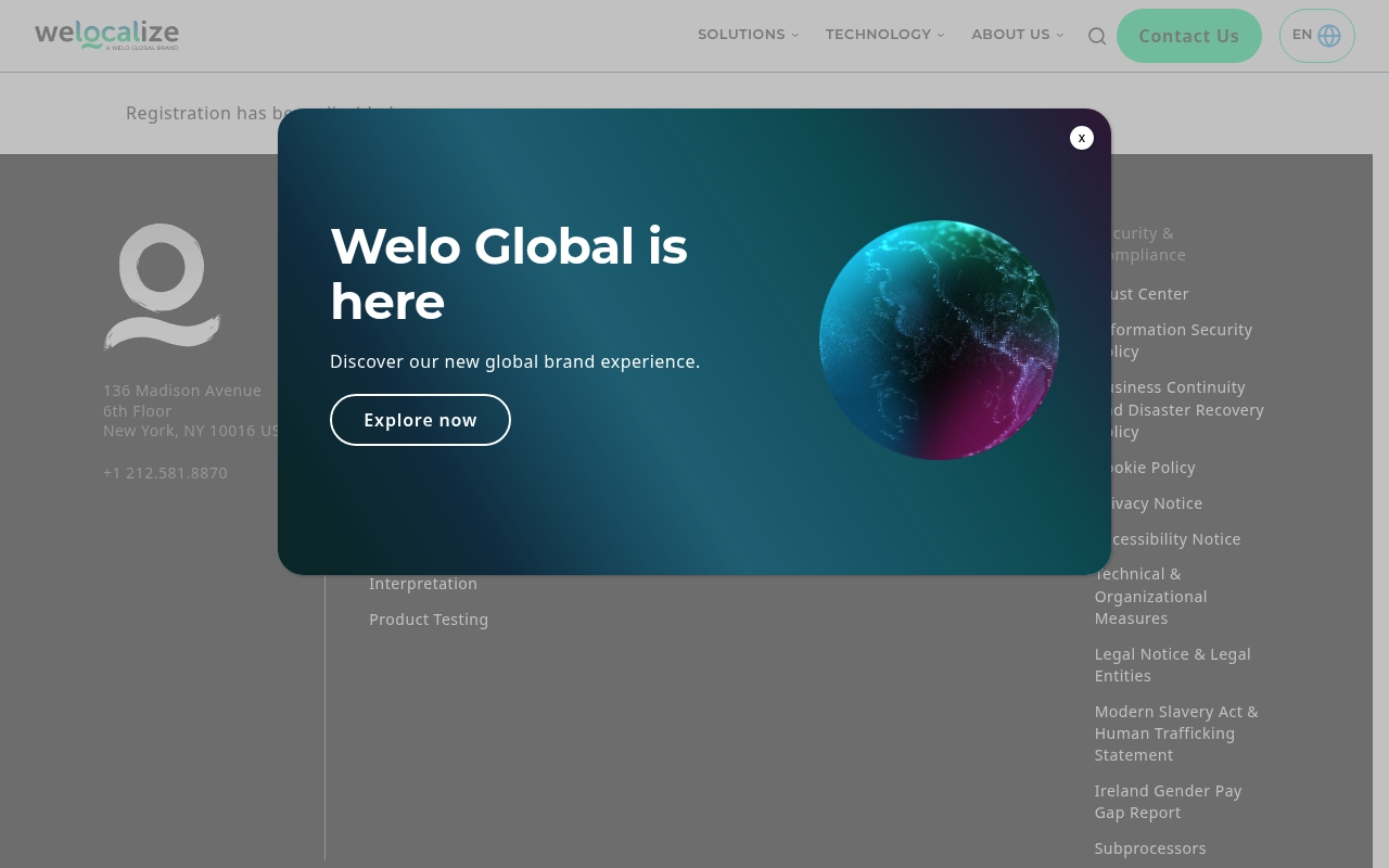 Welocalize website