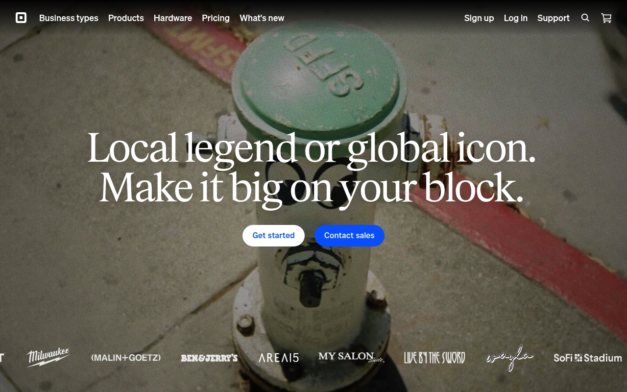 Square website