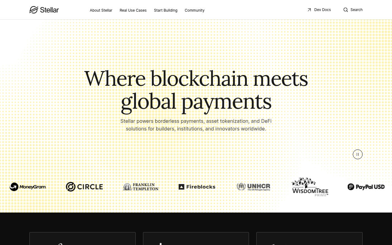 Stellar website