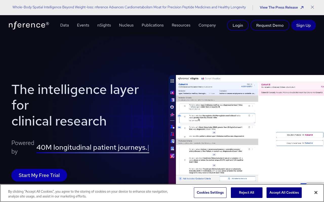 Nference website
