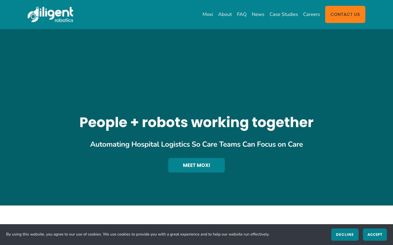 Diligent Robotics website