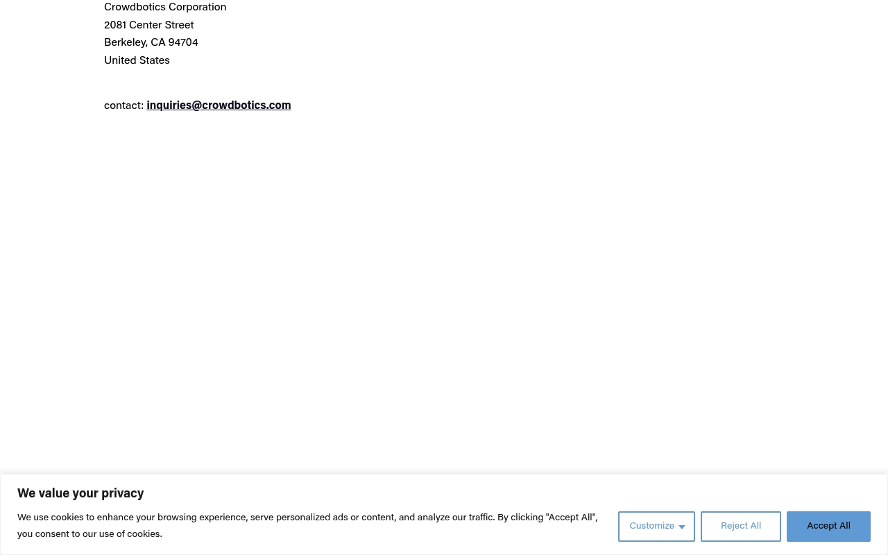 Crowdbotics website