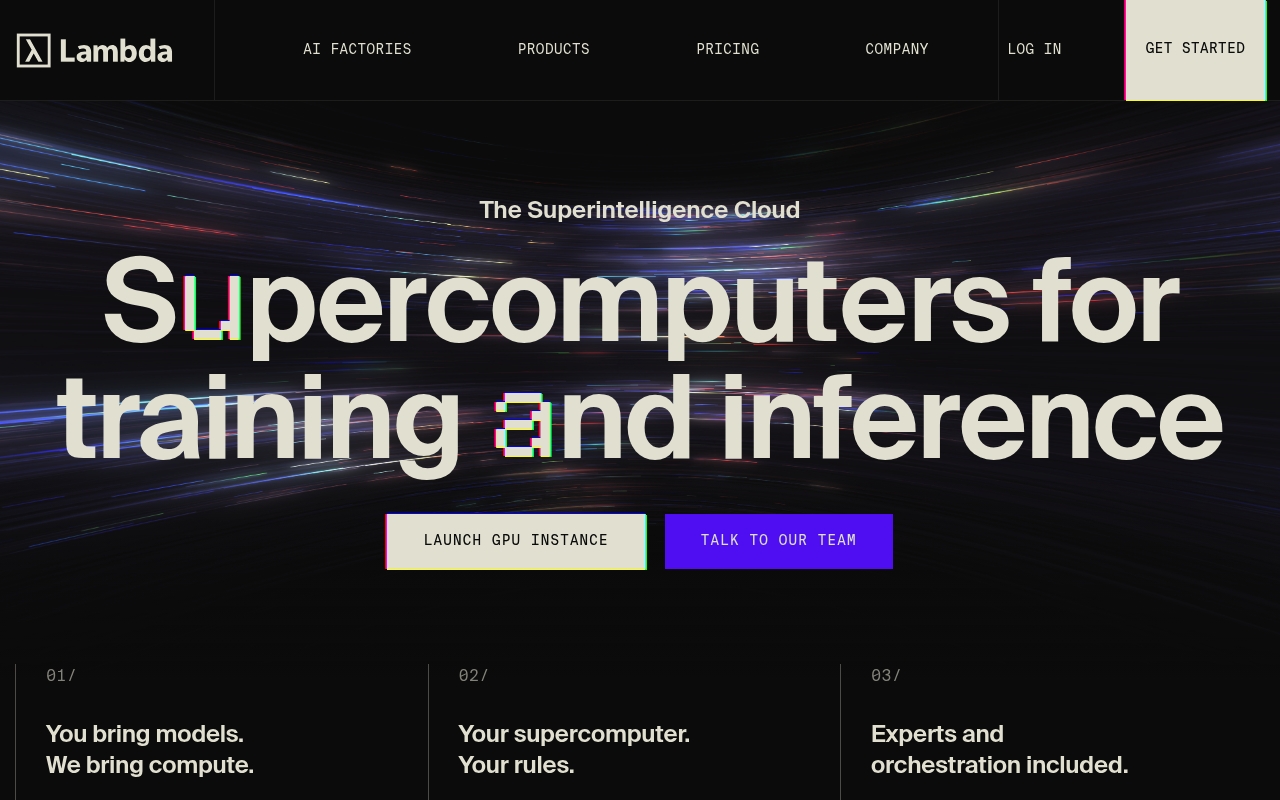 Lambda website