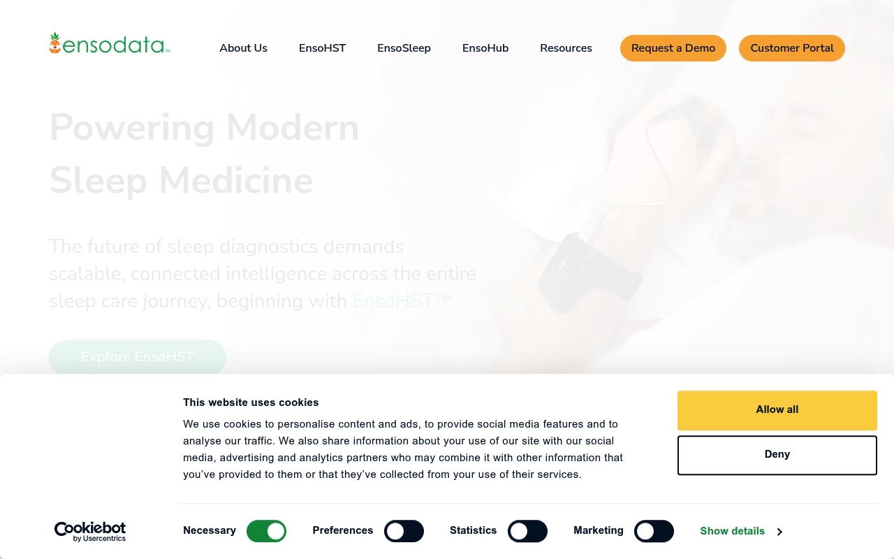 EnsoData website
