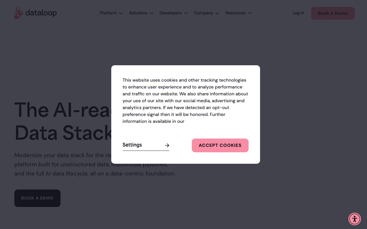 Dataloop AI website